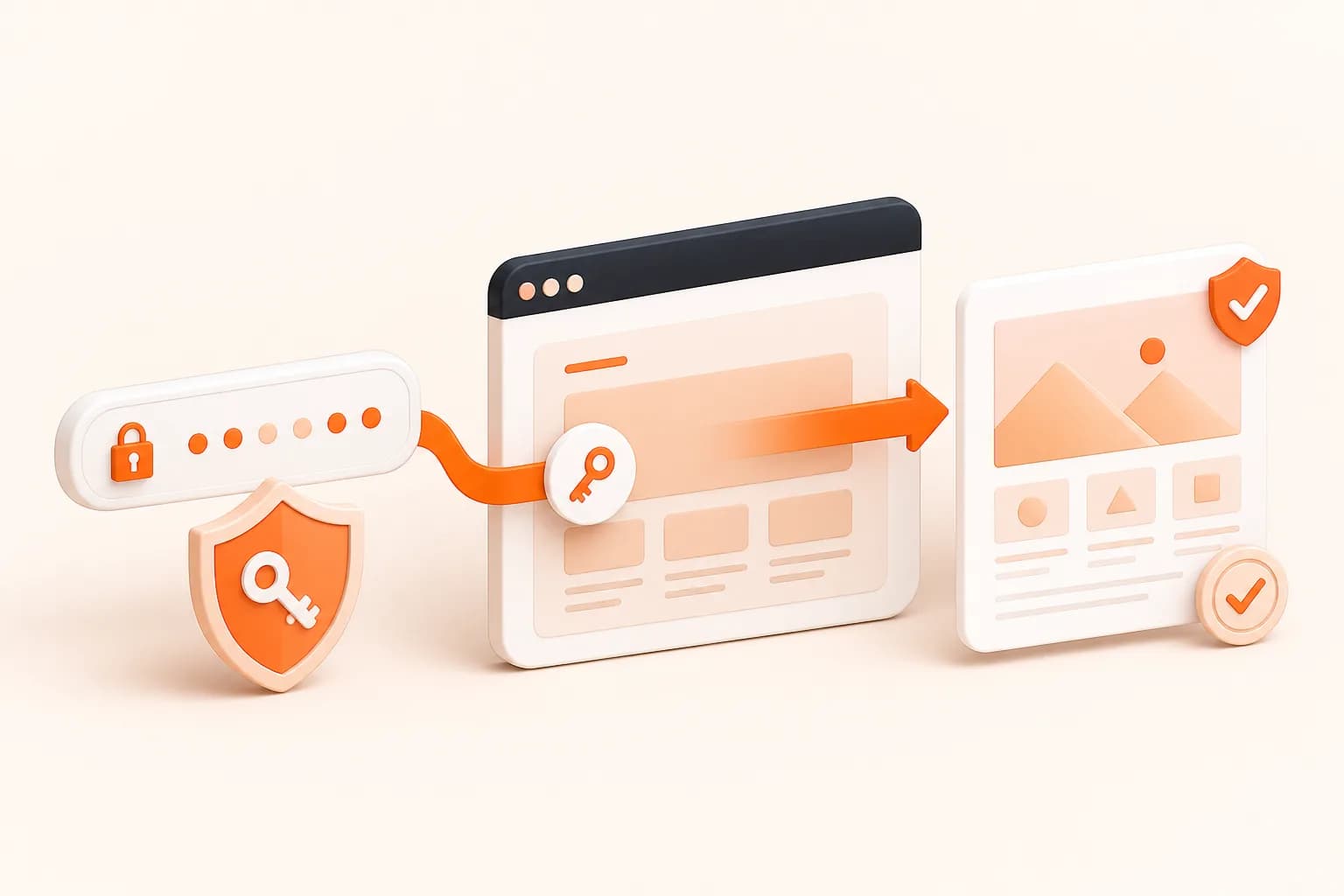 Snapshot Site themed illustration for authenticated website screenshot