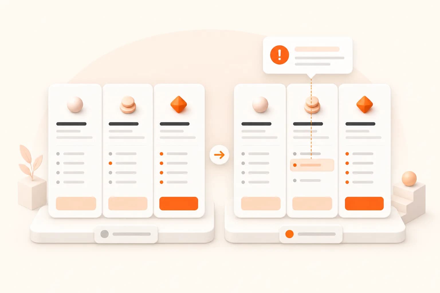 Snapshot Site themed workflow illustration for pricing monitoring
