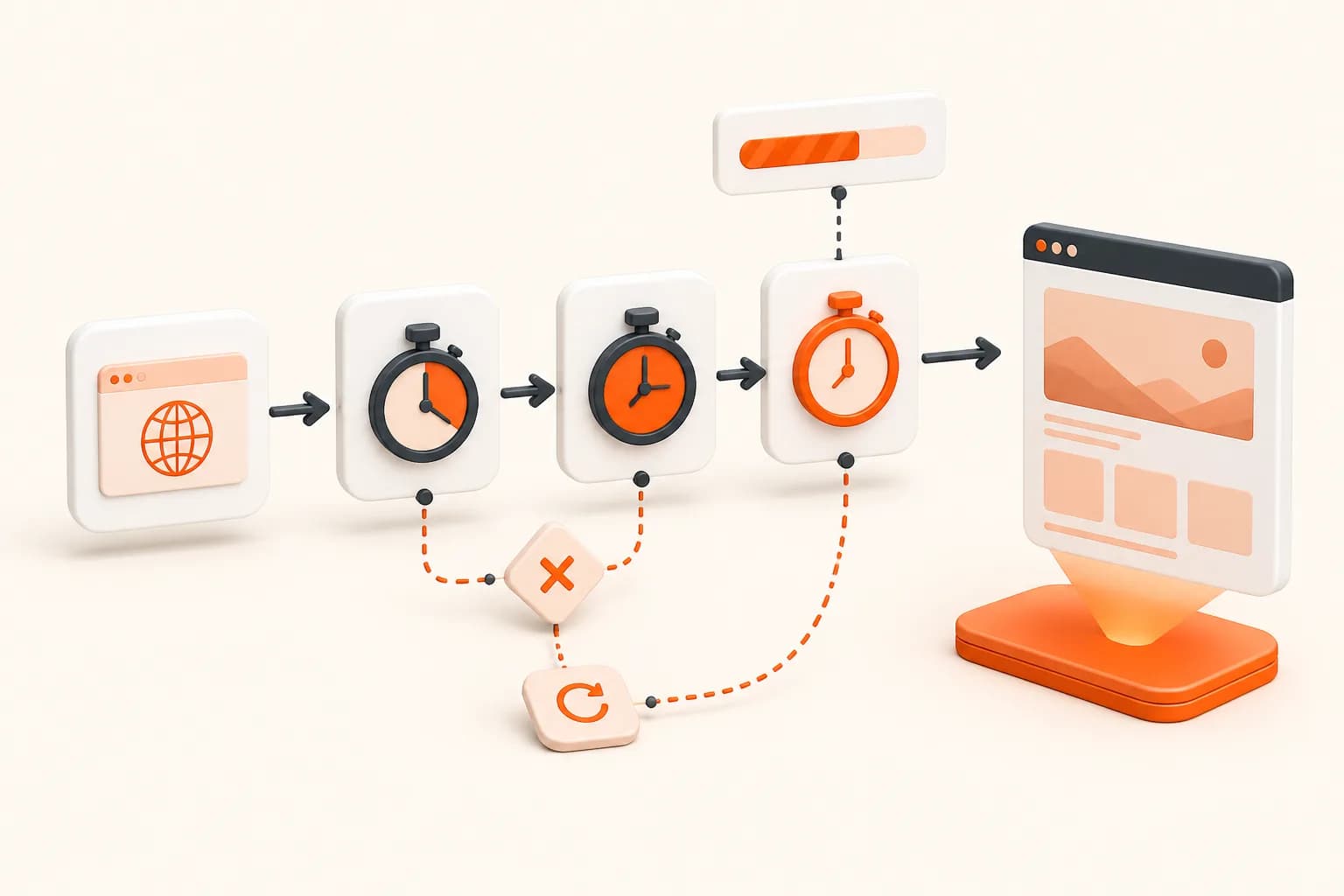 Snapshot Site themed screenshot API timeout illustration