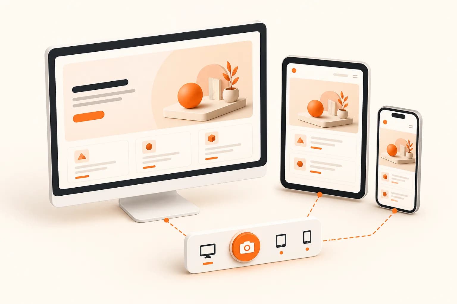 Snapshot Site themed screenshot viewport API illustration
