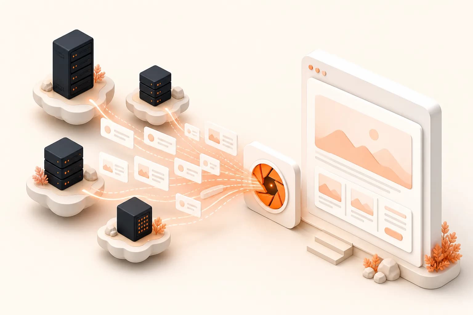 Snapshot Site themed Astro screenshot API integration illustration