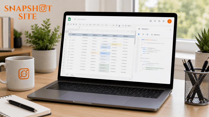 Calling Snapshot Site from Google Apps Script: Screenshots Straight from a Spreadsheet