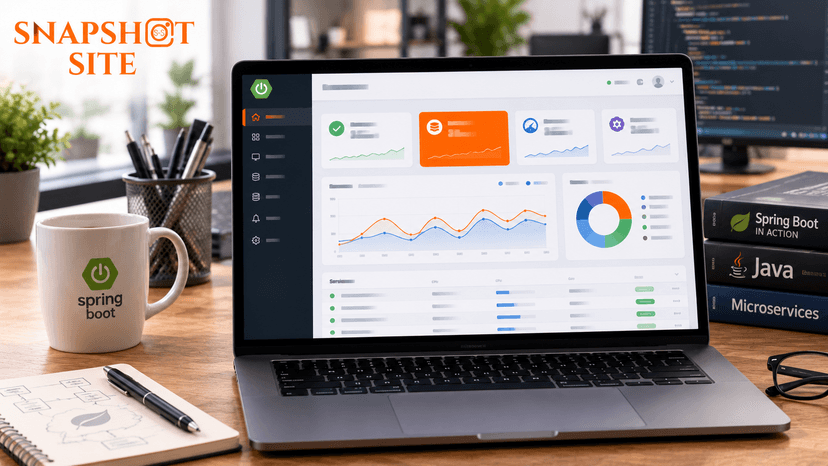 How to Capture a Spring Boot Admin Dashboard in Java